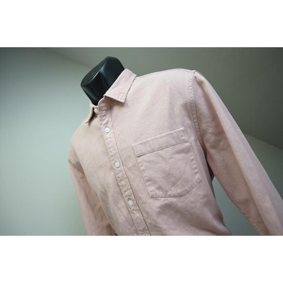 Topman Other - Topman Button Up Shirt Rugged Camp Casual Long Sleeve Mens Sz Medium